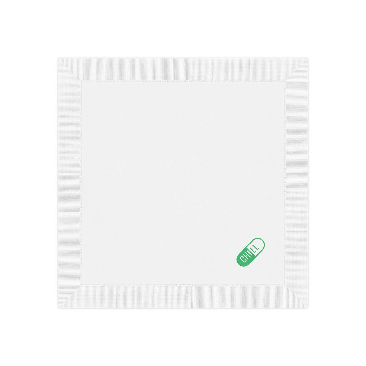 "Take a Chill Pill" Napkin (green)