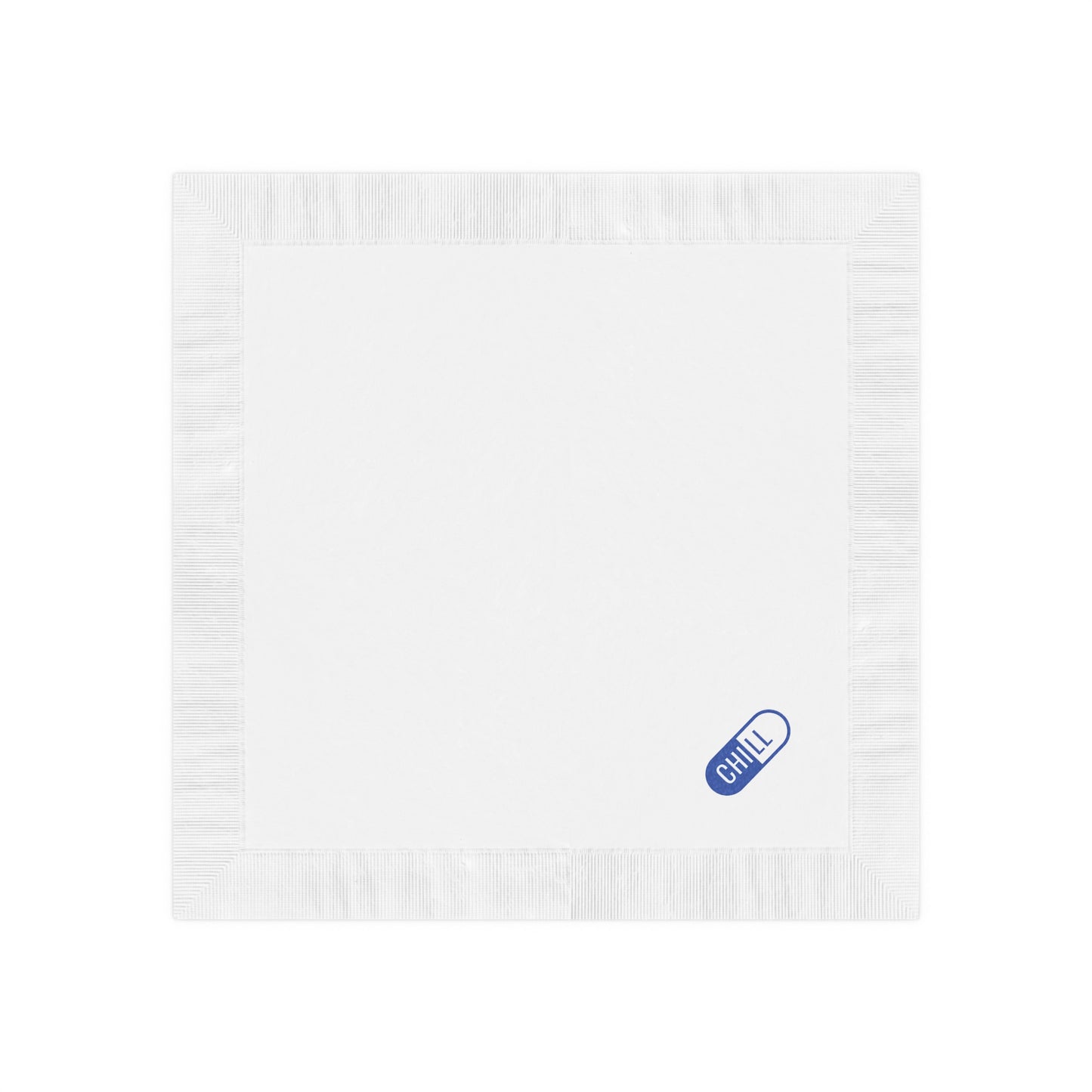 "Take a Chill Pill" Napkin (blue)