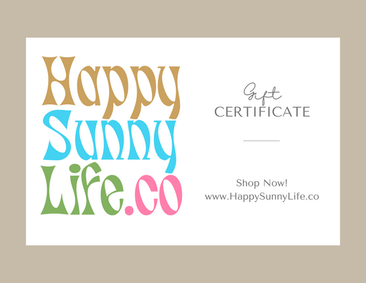 HappySunnyLife.co Gift Card